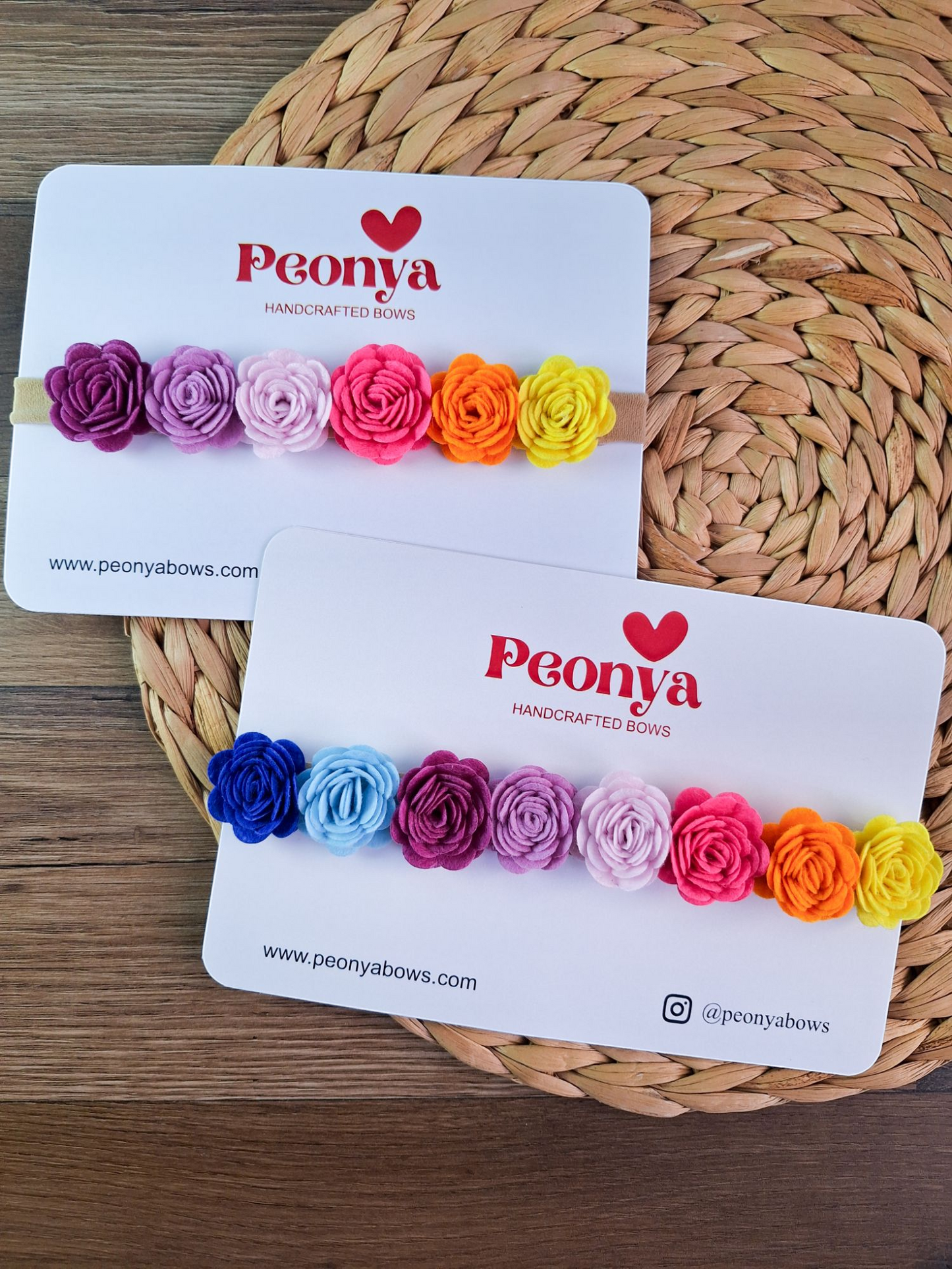 Bandita Flores Fieltro Multicolor