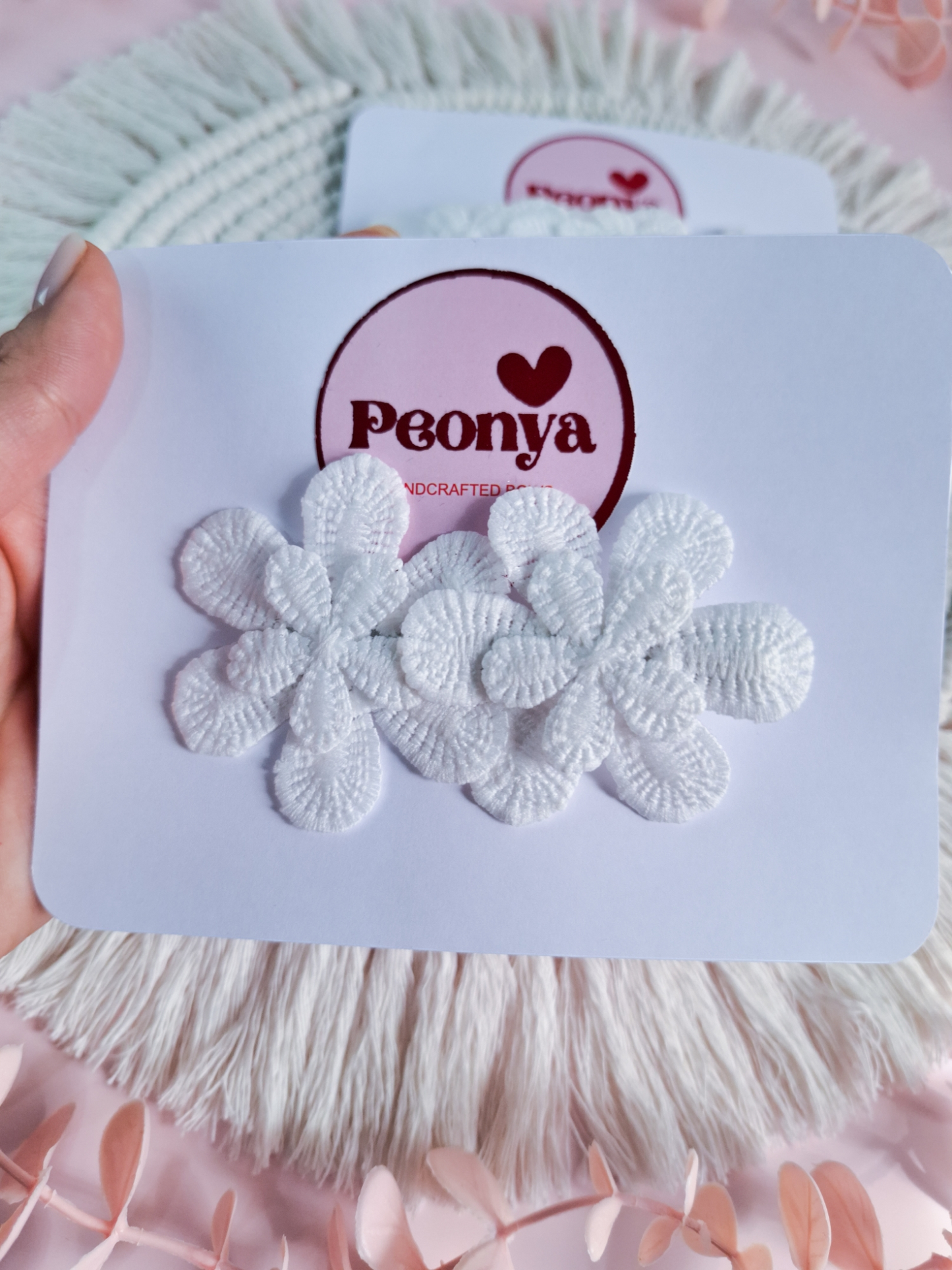 Pinza Flores Guipur