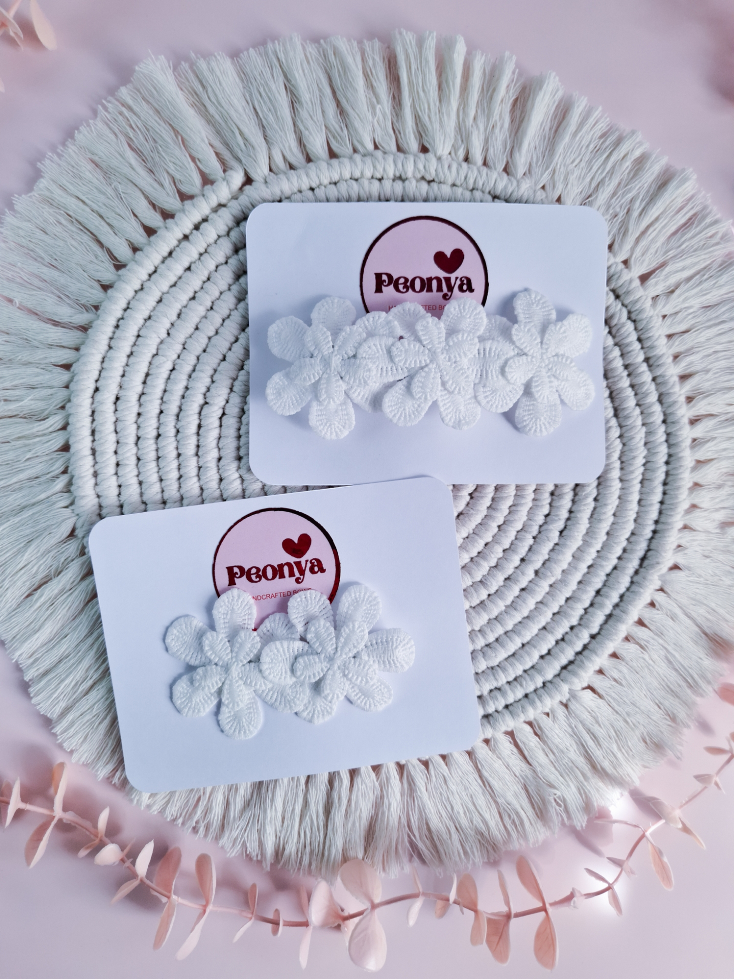 Pinza Flores Guipur